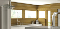 High Gloss Snow Larch Venice Kitchen